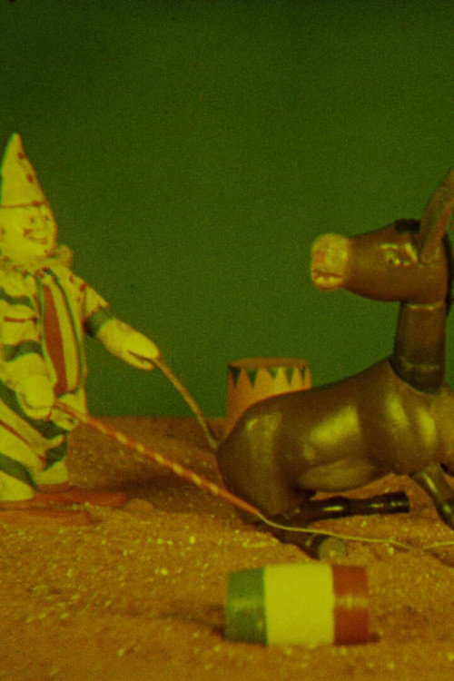 Animated Doll and Toy Town Circus Poster