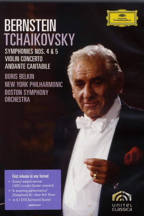 Bernstein: Tchaikovsky: Symphonies No. 4 & 5 Poster
