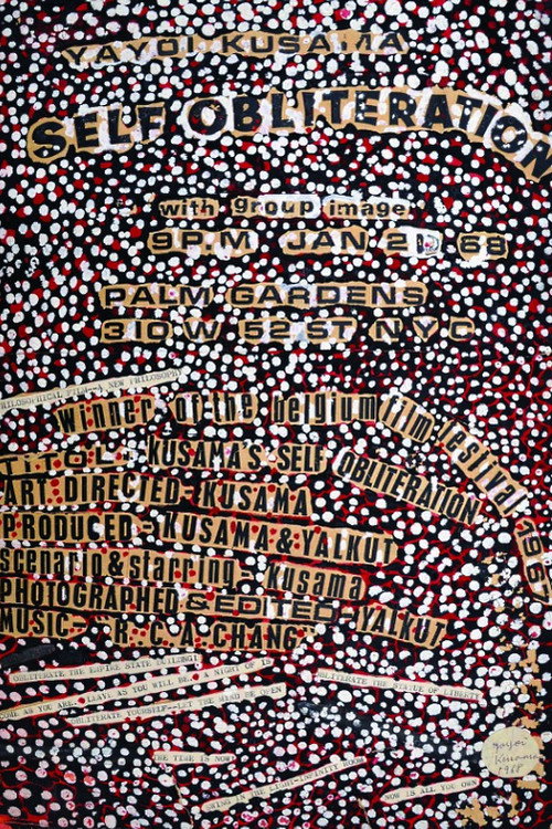 Kusama's Self-Obliteration Poster