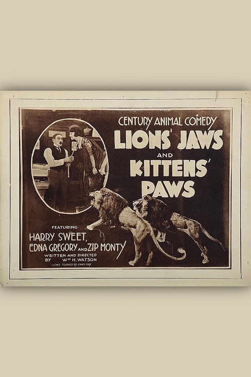 Lion's Jaws and Kitten's Paws Poster