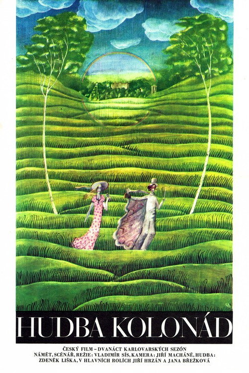 Hudba kolonád Poster