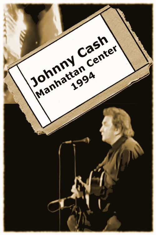 Johnny Cash - Manhattan Center Poster