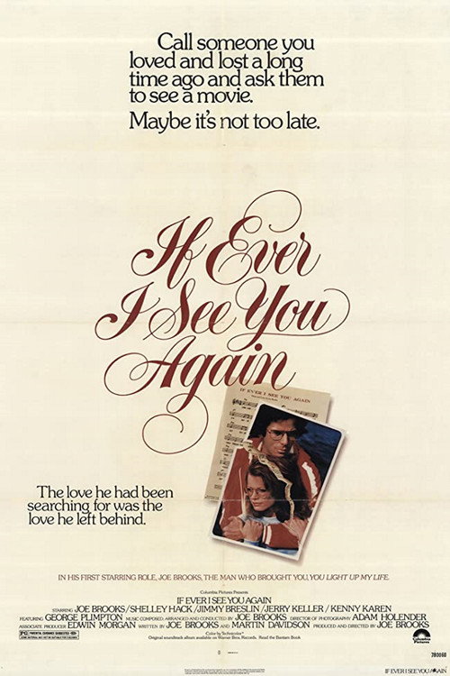 If Ever I See You Again Poster