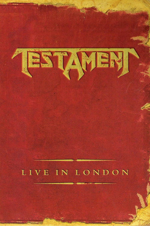 Testament: Live in London Poster