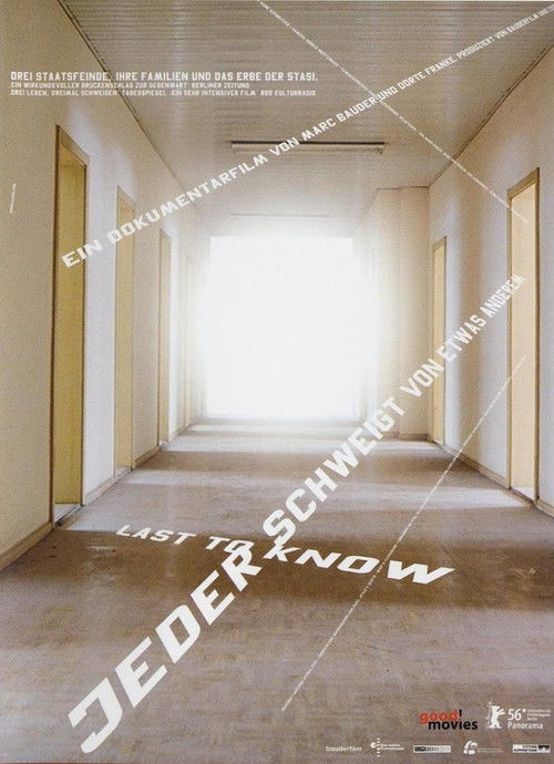 Last to Know Poster