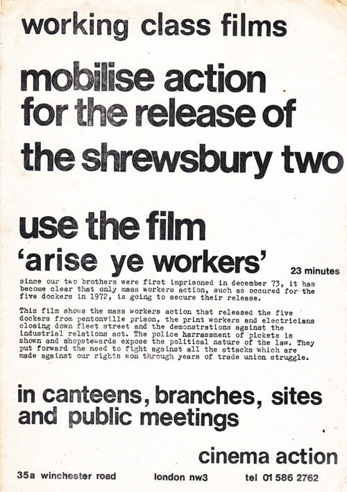 Arise Ye Workers Poster