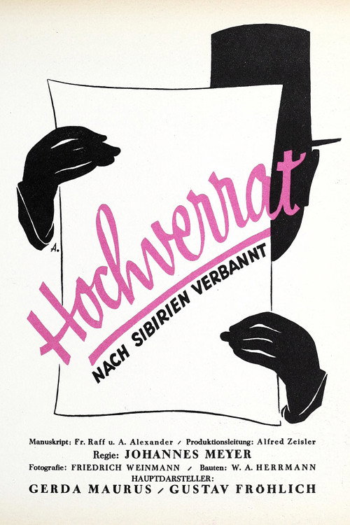 Hochverrat Poster