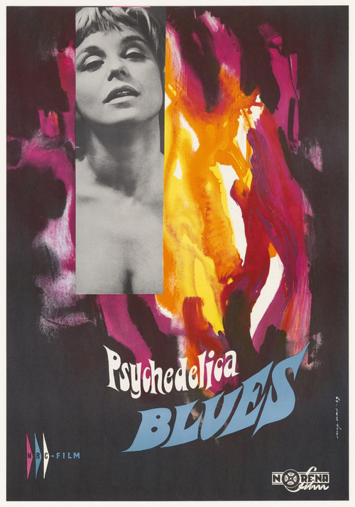 Psychedelica Blues Poster