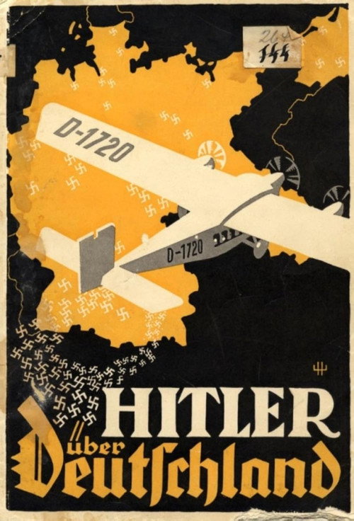 Hitler's Flight Over Germany Poster