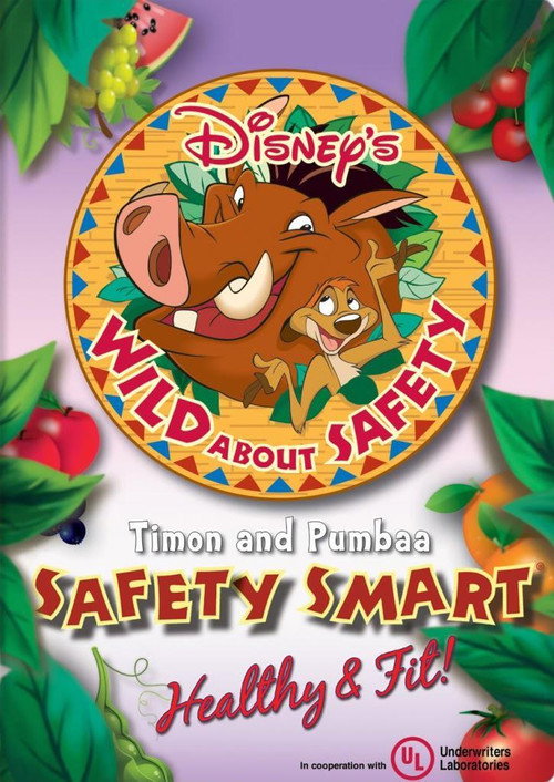 Wild About Safety: Timon and Pumbaa Safety Smart Healthy & Fit! Poster