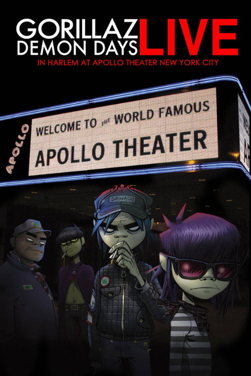 Gorillaz: Demon Days Live in Harlem at Apollo Theater Poster