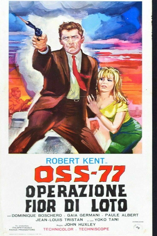 OSS 77 - Operation Lotus Flower Poster