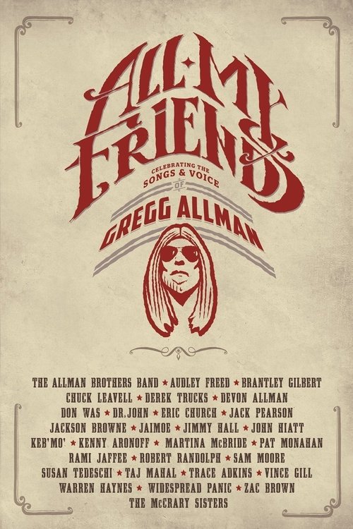 All My Friends - Celebrating the Songs & Voice of Gregg Allman Poster