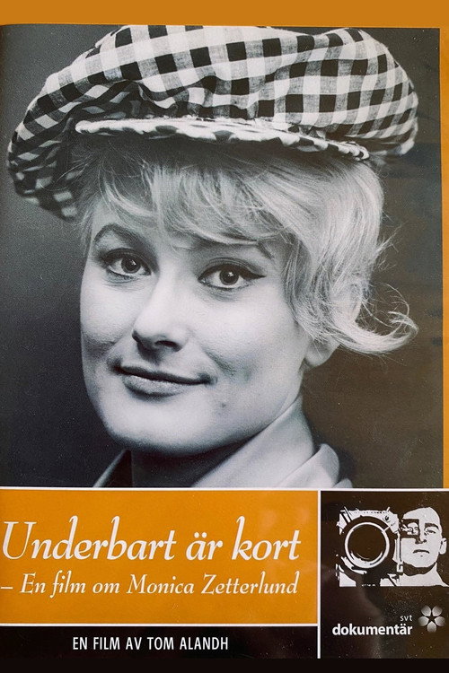 Monica Zetterlund - Underbart är kort Poster
