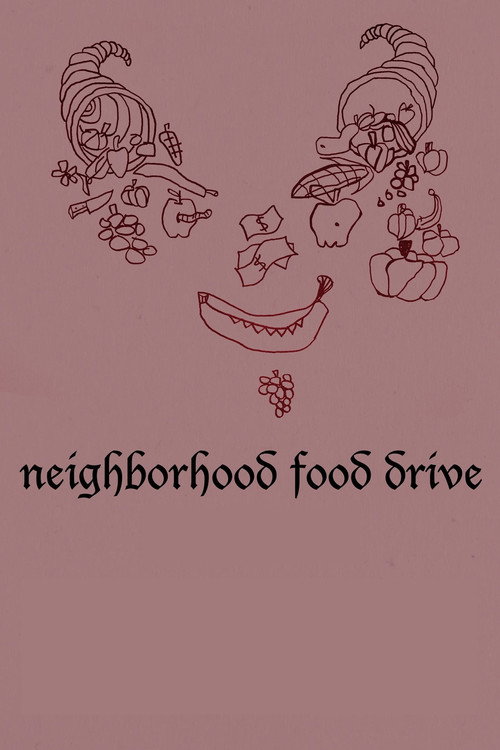 Neighborhood Food Drive Poster