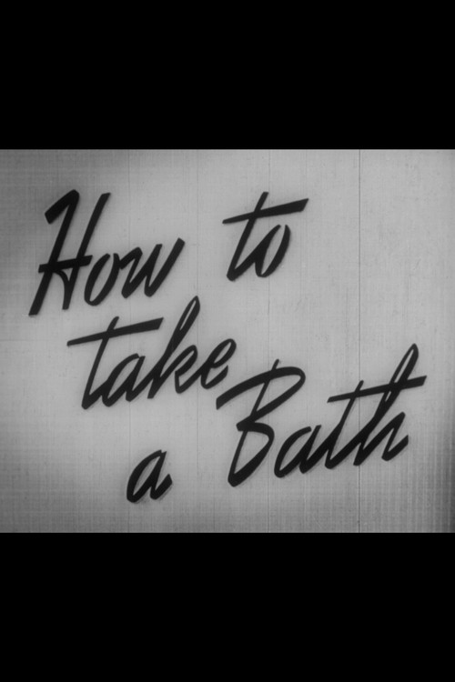 How to Take a Bath Poster
