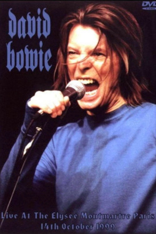 David Bowie - Live at The Elysee Montmartre Paris Poster