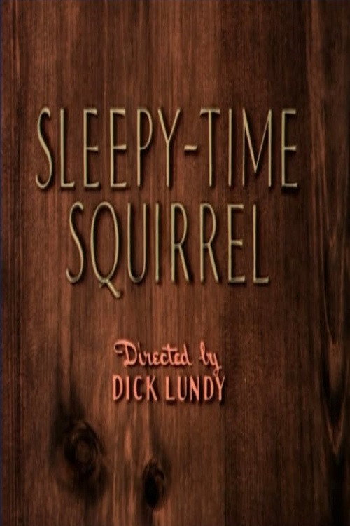 Sleepy-Time Squirrel Poster