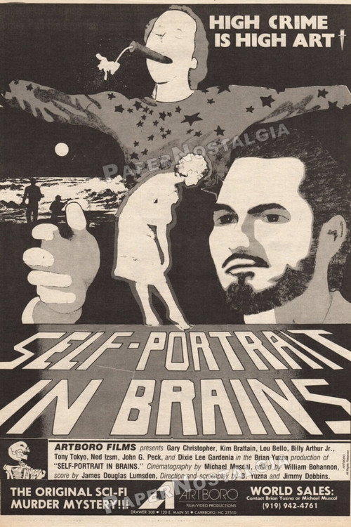 Self Portrait in Brains Poster