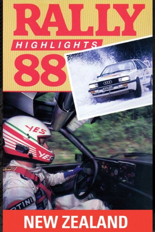 New Zealand Rally 1988 Poster