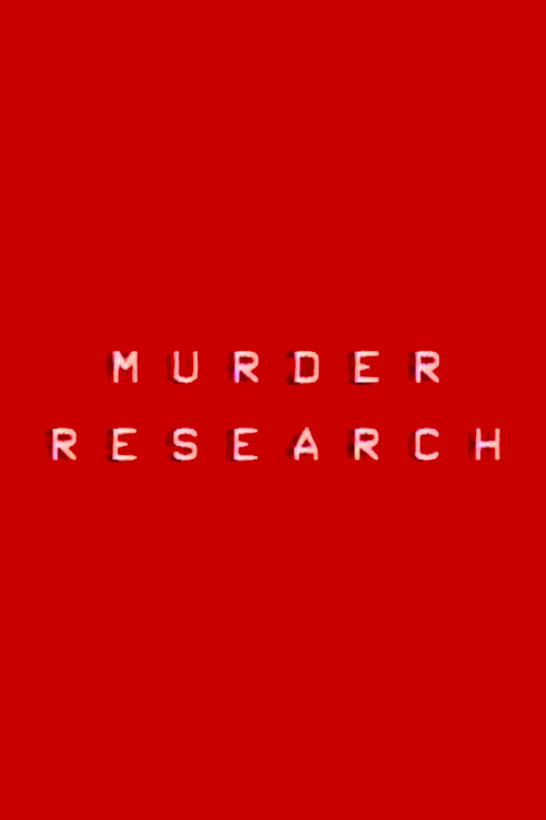 Murder Research Poster