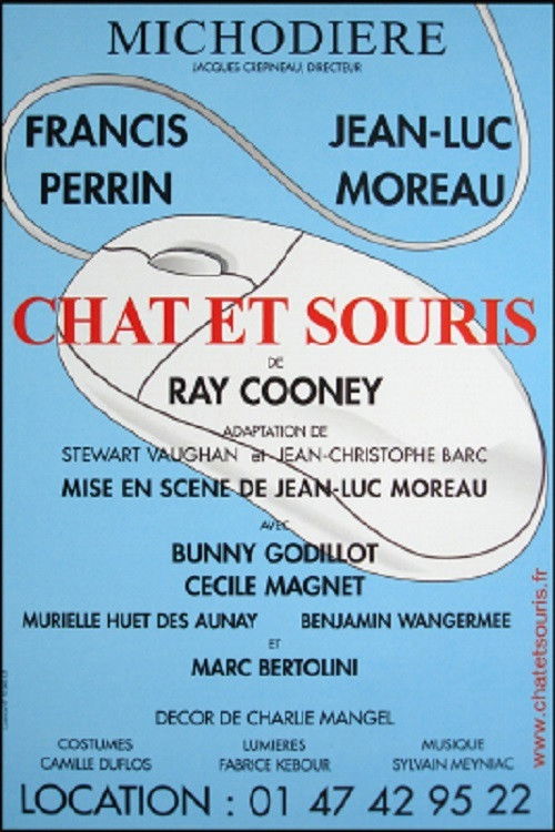 Chat et souris Poster