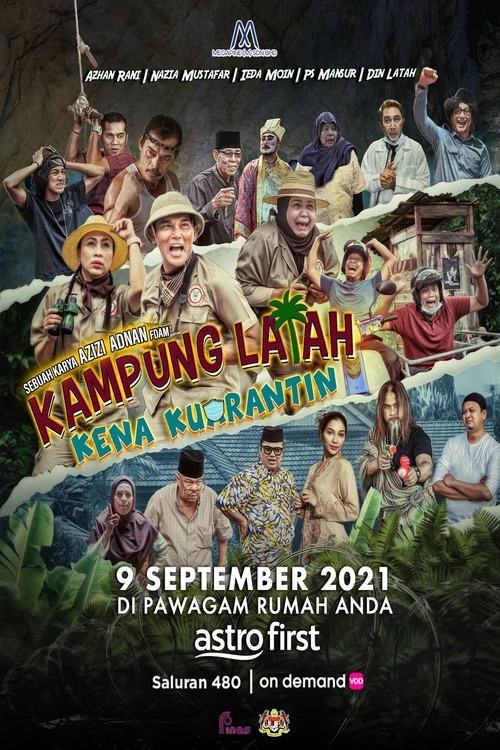 Kampung Latah Kena Kuarantin Poster