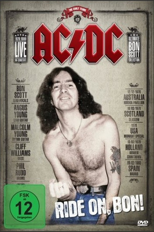 AC/DC - Ride On, Bon! Poster
