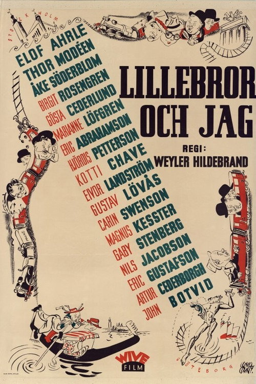 Lillebror och jag Poster