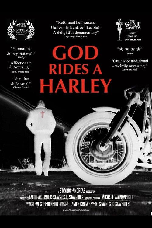God Rides a Harley Poster