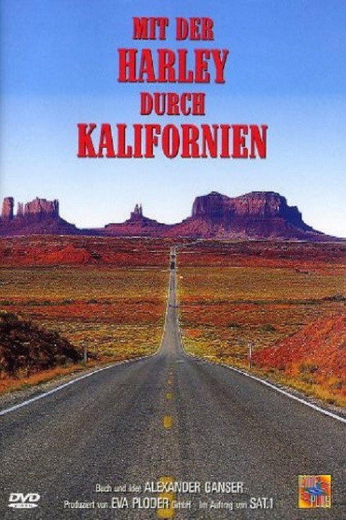 Mit der Harley durch Kalifornien Poster