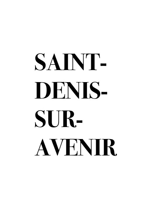 Saint-Denis-sur-Avenir Poster