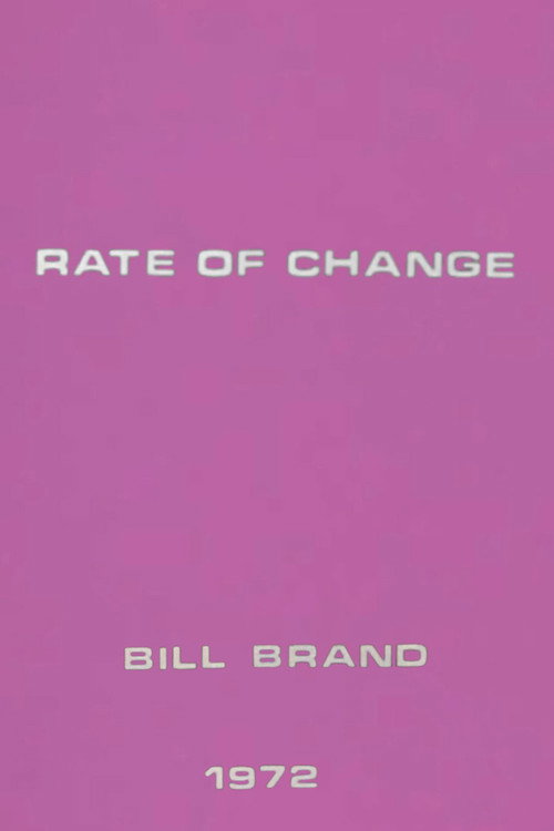 Rate of Change Poster