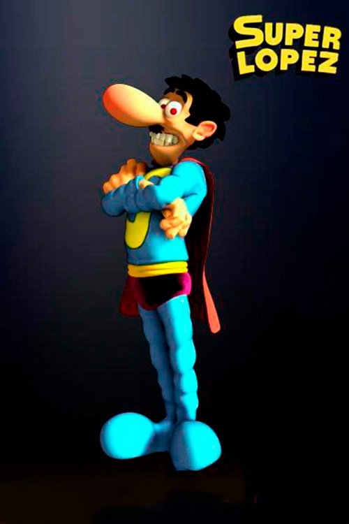 Superlópez contra el robot de bolsillo Poster