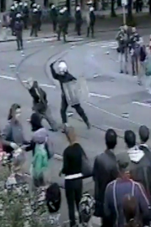 Hotet Mot Demokratin - om Göteborgskravallerna 2001 Poster