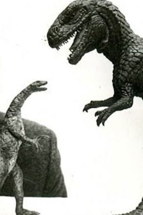 Cave Bear & Dinosaurs Poster