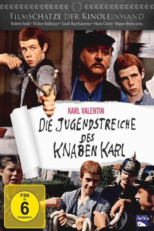Die Jugendstreiche des Knaben Karl Poster