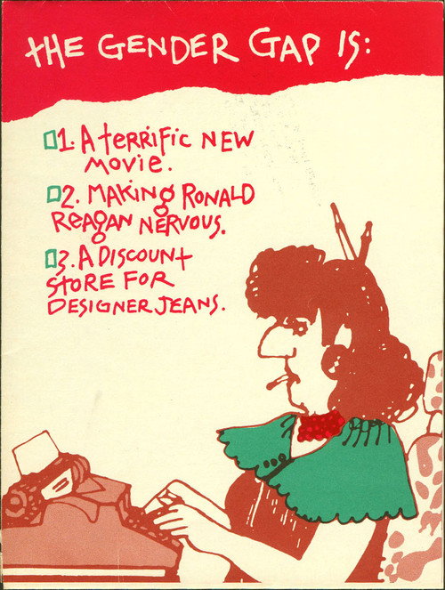 Women's Voices: The Gender Gap Poster