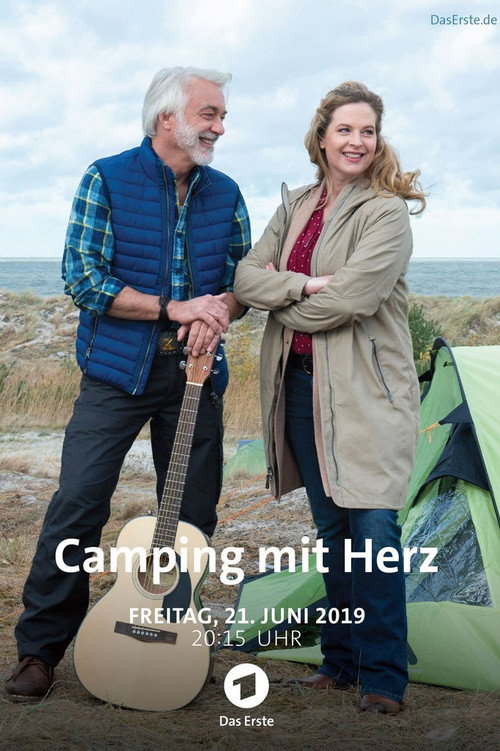 Camping mit Herz Poster