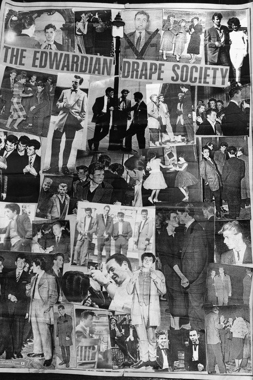 The Teddy Boys of the Edwardian Drape Society Poster