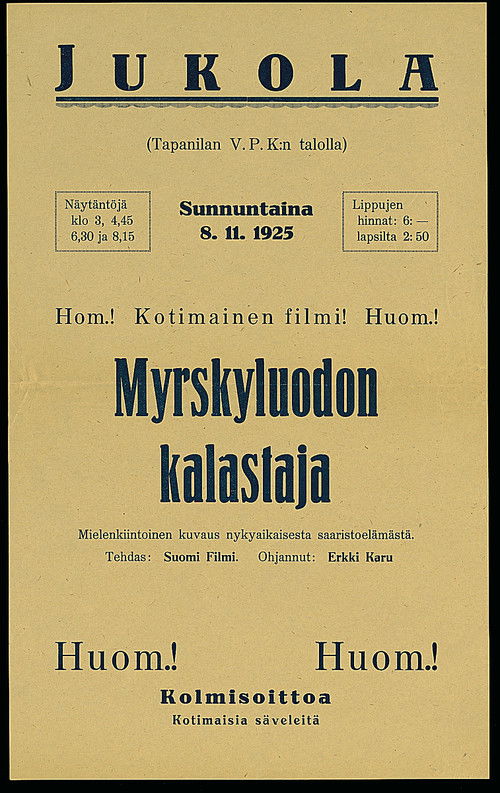 Myrskyluodon kalastaja Poster