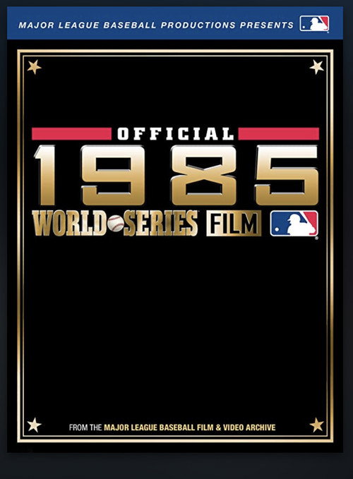 1985 World Series Home Video: Kansas City Royals vs. St Louis Cardinals Poster