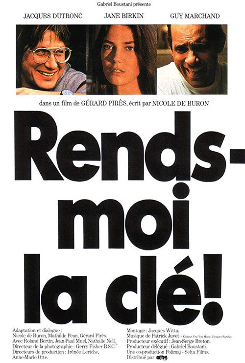 Rends-moi la clé! Poster