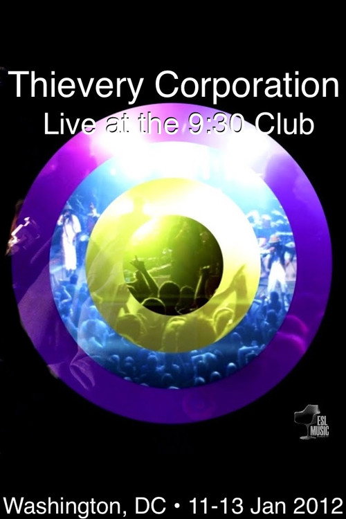 Thievery Corporation Live @ the 9:30 Club Poster