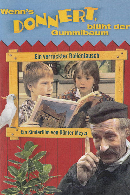 Wenn's donnert, blüht der Gummibaum Poster