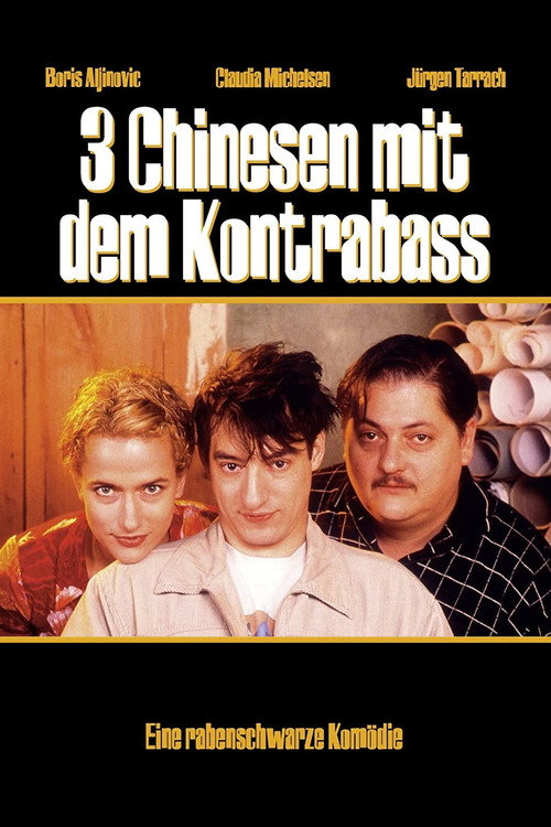 Three Chinamen with a Double Bass Poster