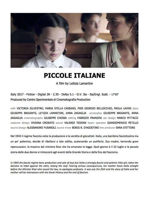 Little Italian Girls Poster