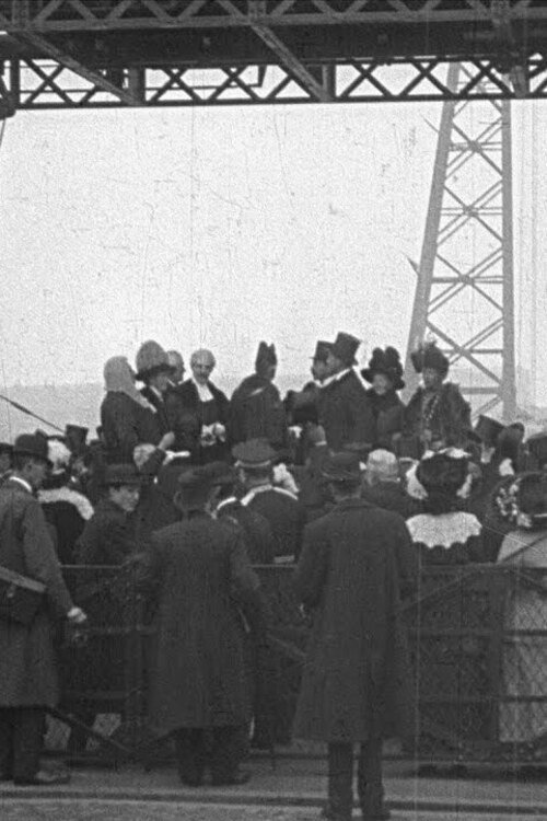 Opening of the Middlesbrough Transporter Bridge Poster