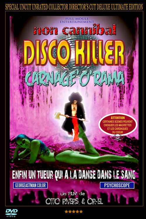 Non-Cannibal Disco Killer Carnage-O-Rama Poster