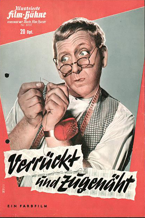 Verrückt und zugenäht Poster